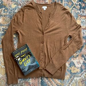 JCREW Camel Cardigan